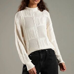 TOMMY HILFIGER Mock Neck Knit Sweater